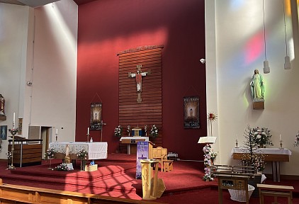 Inside of of our church
