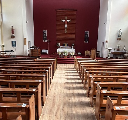 Inside of of our church